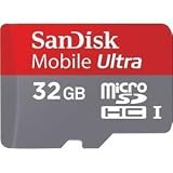 サンディスク モバイル ウルトラ microSDHC UHS-I カード 32GB SDSDQY-032G-J35A