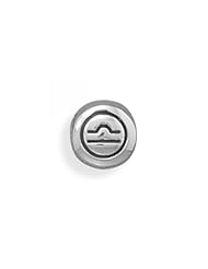 MMA Silver - Oxidized Libra Zodiac Bead