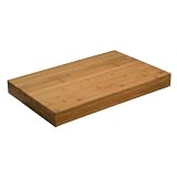 Bambu 020521 bamboo chop block in golden brown. by Bambu