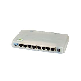 8-port Auto 10/100 Ethernet Switch ext. PSU
