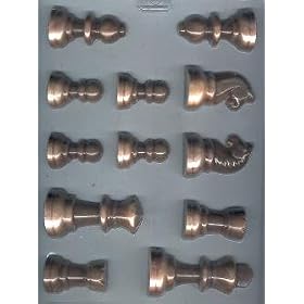 Buy Chess Pieces Candy Mold by Unknown now!