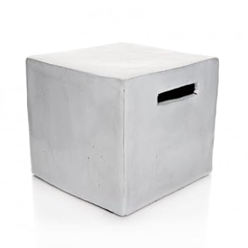 Inout 41 - Table d'Appoint / Tabouret blanc/Taille 1/H37cm