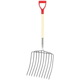 American Made Ensilage Fork with 30 Power D Handle from Garden Tillers