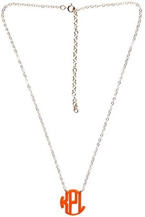 Halo Studio Gifts Nice Monogram Necklace Ivory