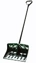 Suncast SC1350 18-Inch Snow Shovel/Pusher Combo with Wear Strip, Green