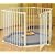 BabyDan Babyden White Playpen with Grey Playmat