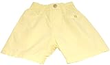 Yellow Cotton Poplin Bermuda Pants for Baby