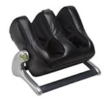 Human Touch iJoy Ottoman 3.0 Calf and Foot massager in Black Faux Leather Easy Care Vinyl Massage