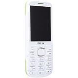 BLU Jenny TV 2.8 T276T Unlocked GSM Dual-SIM Cell Phone w/ 1.3MP Camera - Unlocked Cell Phones - Retail Packaging - White Lime