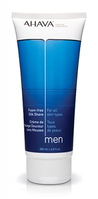 Ahava Foamfree Silk Shave Cream For Men, 6.8Ounce Tube