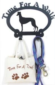 Dog Leash Hook - Greyhound (Time for a Walk)