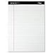 TOPS Docket Ruled Perforated Pads, 8 1/2 X 11 3/4, White, 50 Sheets, Dozen