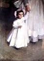 Art Poster Print - Ernesta with Nurse - Artist: Cecilia Beaux- Poster Size: 21 X 16