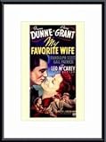 My Favorite Wife, Art Poster with Metal Frame, poster size: 11