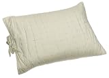 DKNY Picked Contrast Stitch Decorative Pillow, Celedon/Melon