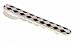 Jewelry : Rhodium plated tie slide with black and creamy white enamel 'Harlequin' pattern