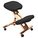 Wood Accent Ergonomic Office Posture Kneeling Chair
