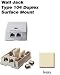 41048-IDB Leviton Telephone Surface Mount Jacks
