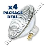 4 pcs. Brand Name 200w Par 46 Medium Flood ( MFL ) Bulbs Package Deal ( B555 ) - B000O7RZR0