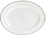 Waterford Fine China Lismore Platinum 15-Inch Oval Platter