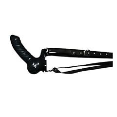 Orion 521450 Switch, Umschnall-Penis aus schwarzem Gleit-Latex, Verstellbare Stretch-Haltebänder, Massiver Penis 19 cm lang, Dm. 4 cm.