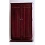 Wood Mission Style CD, DVD, Video Storage Cabinet - Cherry