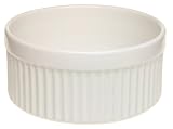 Chantal Ceramic 2-1 2-Quart Souffle Dish, White