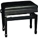 Palatino BP-120-BK Deluxe Padded Bench, Black