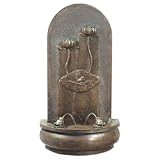 Frog Fountain - Lightweight Fiberglass and Resin - Bronze Patina (Bronze) (36H x 20W x 12D)