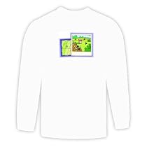 Long Sleeve T-shirt with map, beehive, beekeeping Small White