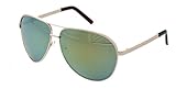 IMAGE OF Quay 1259 Gold/Yellow Mirror Aviator Sunglasses