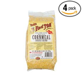 Bob's Red Mill Cornmeal Coarse Grind, 24-ounces (Pack of4)