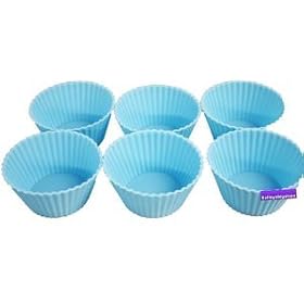 Set of 6 Silicone Cake Cases