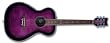 Daisy Rock Pixie Acoustic-Electric Guitar, Plum Purple Burst