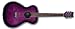 Daisy Rock Pixie Acoustic/Electric Guitar, Plum Purple Burst