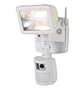 Cooper Lighting MAC100W 110-Degree 100-Watt Motion-Sensing Floodlight with Security Camera and Microphone, White