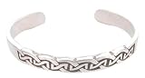 Celtic Knot Pattern Druid Irish Pewter Bracelet