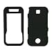 Black Rubberized Snap-On Cover Hard Cell Phone Protector Case for Motorola Rival A455 [Accessory Export Packaging]