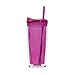 Gemstone Double Wall 16oz. -Hot Cold- Acrylic Travel Tumbler - Fuchsia