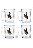 Wyoming Cowboys Tervis Tumblers 17 oz Mugs - set of 4