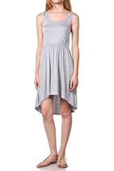 Jersey/Rayon/Knit Babydoll High-Low-Hem  Dress