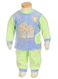 Bebini 2-Pc Velour Happy Hippo Set