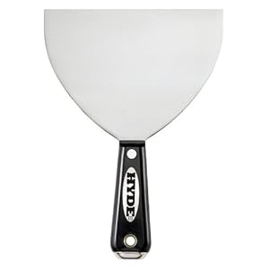 Hyde Tools 02870 6-Inch Hammer Head Joint Knife, Black and Silver Hyde Tools 02870 6-Inch Hammer Head Joint Knife, Black and Silver