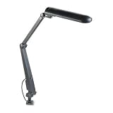 Ledu L355MB Convertible Energy Efficient Long Arm Fluorescent Lamp, 34 Reach, Matte Black