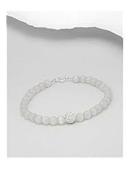 White Bracelet In 92.5 Sterling Silver