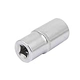 uxcell 　六角ビット　六角ソケットレンチ　ヘックス　クロム－バナジウム鋼製　シルバートーン　21mm