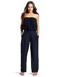Nicole Miller Women’s Strapless Combo Jumpsuit