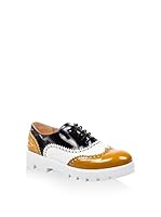 Coveri&Co Zapatos de cordones (Amarillo / Blanco)