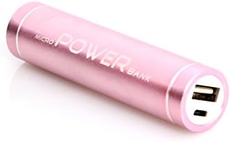 3000mAh MicroPowerBank - Portable Cell Phone External Battery - Included FREE Multi-Purpose Phone Charge Cord - USB Lipstick Sized Power Bank for Cell Phones and Other Mobile Digital Devices - Life Saver Security of Never Running Out of Battery Power Again! - A Backup Charger Pack for all Android Smart Phones, for Samsung Galaxy S2, S3, S4, S5, for iPhone 5, 4S, 4, 3GS, 3 -Satisfaction Guaranteed (Pink)