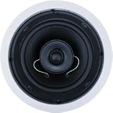 HiFi Works 30006 HFW8R 8-Inch In-Ceiling Speakers, White (Pair)